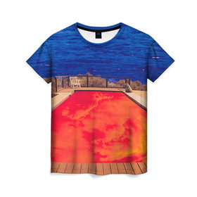 Женская футболка 3D с принтом Red Hot Chili Peppers , 100% полиэфир ( синтетическое хлопкоподобное полотно) | прямой крой, круглый вырез горловины, длина до линии бедер | chili | heavy | hot | metal | peppers | red | rhcp | rock | trash | кидис | метал | рок | хеви | энтони