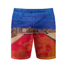 Мужские шорты 3D спортивные с принтом Red Hot Chili Peppers ,  |  | chili | heavy | hot | metal | peppers | red | rhcp | rock | trash | кидис | метал | рок | хеви | энтони
