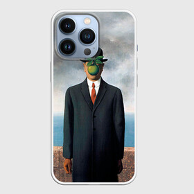 Чехол для iPhone 13 Pro с принтом Сын человеческий ,  |  | art | искусство | рене | рене магритт | сын человеческий