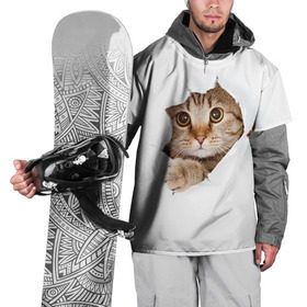Накидка на куртку 3D с принтом Котик , 100% полиэстер |  | Тематика изображения на принте: кот | котенок | котик | кошка | милый