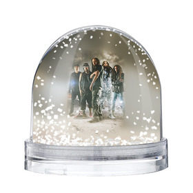 Снежный шар с принтом KoЯn , Пластик | Изображение внутри шара печатается на глянцевой фотобумаге с двух сторон | korn | metal | rock | группы | корн | метал | рок