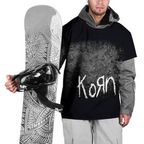 Накидка на куртку 3D с принтом KoЯn , 100% полиэстер |  | korn | metal | rock | группы | корн | метал | рок