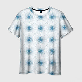 Мужская футболка 3D с принтом Кружево , 100% полиэфир | прямой крой, круглый вырез горловины, длина до линии бедер | 