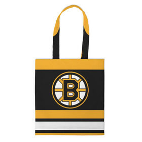 Сумка 3D повседневная с принтом Boston Bruins , 100% полиэстер | Плотность: 200 г/м2; Размер: 34×35 см; Высота лямок: 30 см | boston bruins | hockey | nhl | нхл | спорт | хоккей