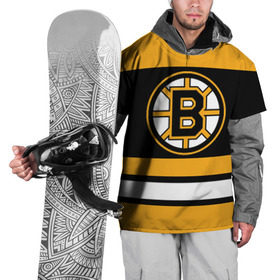 Накидка на куртку 3D с принтом Boston Bruins , 100% полиэстер |  | Тематика изображения на принте: boston bruins | hockey | nhl | нхл | спорт | хоккей