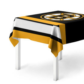 Скатерть 3D с принтом Boston Bruins , 100% полиэстер (ткань не мнется и не растягивается) | Размер: 150*150 см | boston bruins | hockey | nhl | нхл | спорт | хоккей