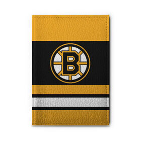 Обложка для автодокументов с принтом Boston Bruins , натуральная кожа |  размер 19,9*13 см; внутри 4 больших “конверта” для документов и один маленький отдел — туда идеально встанут права | boston bruins | hockey | nhl | нхл | спорт | хоккей