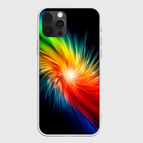 Чехол для iPhone 12 Pro Max с принтом Звезда радуга , Силикон |  | Тематика изображения на принте: звезда радуга | небо | свет | спектр