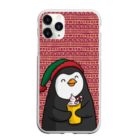 Чехол для iPhone 11 Pro матовый с принтом Пингвиня , Силикон |  | пингвин