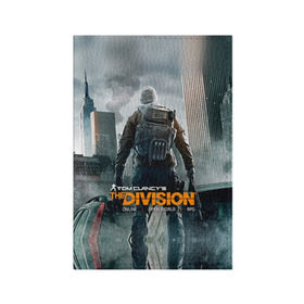 Обложка для паспорта матовая кожа с принтом Division , натуральная матовая кожа | размер 19,3 х 13,7 см; прозрачные пластиковые крепления | Тематика изображения на принте: rpg | tom clancys the division | подразделение | рпг | том | том кленси | шутер