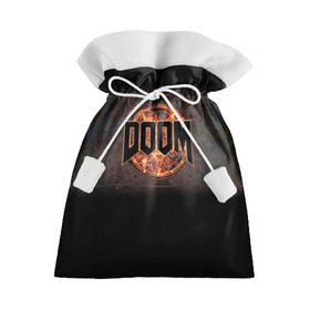 Подарочный 3D мешок с принтом Doom , 100% полиэстер | Размер: 29*39 см | doom | game | гибель | дум | игра | игры | обреченность | шутер