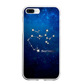 Чехол для iPhone 7Plus/8 Plus матовый с принтом Стрелец , Силикон | Область печати: задняя сторона чехла, без боковых панелей | звезда | звезды | знак зодиака | космос | созвездие | стрелец
