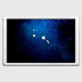 Магнит 45*70 с принтом Овен , Пластик | Размер: 78*52 мм; Размер печати: 70*45 | звезда | звезды | знак зодиака | космос | овен | созвездие