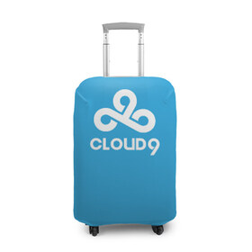 Чехол для чемодана 3D с принтом Cloud 9 , 86% полиэфир, 14% спандекс | двустороннее нанесение принта, прорези для ручек и колес | 