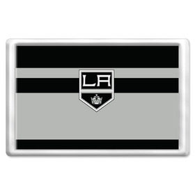 Магнит 45*70 с принтом Los Angeles Kings , Пластик | Размер: 78*52 мм; Размер печати: 70*45 | hockey | los angeles kings | nhl | нхл | спорт | хоккей