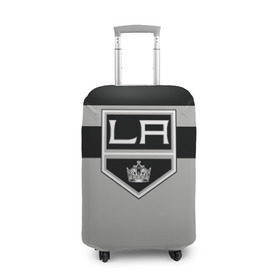 Чехол для чемодана 3D с принтом Los Angeles Kings , 86% полиэфир, 14% спандекс | двустороннее нанесение принта, прорези для ручек и колес | hockey | los angeles kings | nhl | нхл | спорт | хоккей