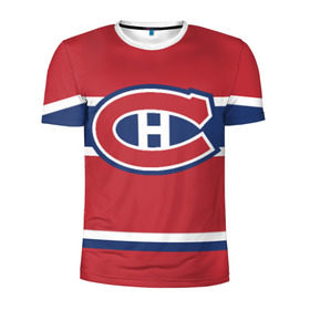 Мужская футболка 3D спортивная с принтом Montreal Canadiens , 100% полиэстер с улучшенными характеристиками | приталенный силуэт, круглая горловина, широкие плечи, сужается к линии бедра | hockey | montreal canadien | nhl | нхл | спорт | хоккей