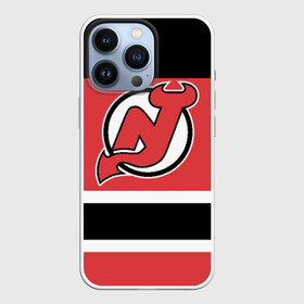 Чехол для iPhone 13 Pro с принтом New Jersey Devils ,  |  | Тематика изображения на принте: hockey | new jersey devils | nhl | нхл | спорт | хоккей