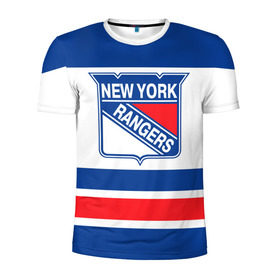 Мужская футболка 3D спортивная с принтом New York Rangers , 100% полиэстер с улучшенными характеристиками | приталенный силуэт, круглая горловина, широкие плечи, сужается к линии бедра | hockey | new york rangers | nhl | нхл | спорт | хоккей