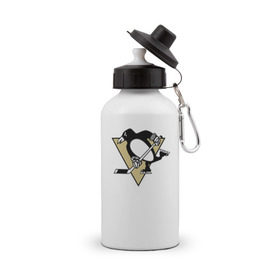 Бутылка спортивная с принтом Pittsburgh Penguins , металл | емкость — 500 мл, в комплекте две пластиковые крышки и карабин для крепления | Тематика изображения на принте: pittsburgh penguinspittsburgh penguins