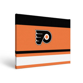 Холст прямоугольный с принтом Philadelphia Flyers , 100% ПВХ |  | hockey | nhl | philadelphia flyers | нхл | хоккей