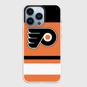 Чехол для iPhone 13 Pro с принтом Philadelphia Flyers ,  |  | Тематика изображения на принте: hockey | nhl | philadelphia flyers | нхл | хоккей