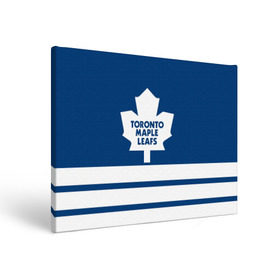 Холст прямоугольный с принтом Toronto Maple Leafs , 100% ПВХ |  | hockey | nhl | toronto maple leafs | нхл | хоккей