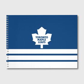 Альбом для рисования с принтом Toronto Maple Leafs , 100% бумага
 | матовая бумага, плотность 200 мг. | Тематика изображения на принте: hockey | nhl | toronto maple leafs | нхл | хоккей