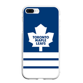 Чехол для iPhone 7Plus/8 Plus матовый с принтом Toronto Maple Leafs , Силикон | Область печати: задняя сторона чехла, без боковых панелей | hockey | nhl | toronto maple leafs | нхл | хоккей