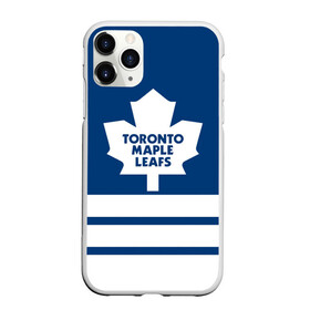 Чехол для iPhone 11 Pro Max матовый с принтом Toronto Maple Leafs , Силикон |  | hockey | nhl | toronto maple leafs | нхл | хоккей