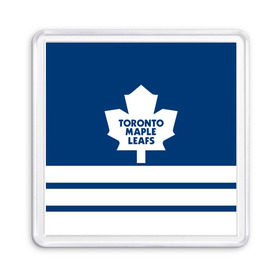 Магнит 55*55 с принтом Toronto Maple Leafs , Пластик | Размер: 65*65 мм; Размер печати: 55*55 мм | hockey | nhl | toronto maple leafs | нхл | хоккей