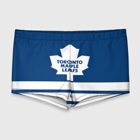 Мужские купальные плавки 3D с принтом Toronto Maple Leafs , Полиэстер 85%, Спандекс 15% |  | hockey | nhl | toronto maple leafs | нхл | хоккей