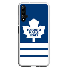 Чехол для Honor 20 с принтом Toronto Maple Leafs , Силикон | Область печати: задняя сторона чехла, без боковых панелей | hockey | nhl | toronto maple leafs | нхл | хоккей