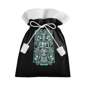 Подарочный 3D мешок с принтом Дева , 100% полиэстер | Размер: 29*39 см | virgo. дева | арт | гороскоп | знаки зодиака | череп