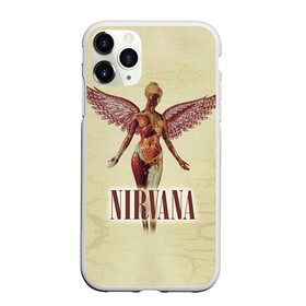 Чехол для iPhone 11 Pro матовый с принтом Nirvana , Силикон |  | cobain | curt | nirvana | rock | группа | кобейн | курт | нирвана | рок
