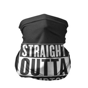 Бандана-труба 3D с принтом Straight Outta Compton , 100% полиэстер, ткань с особыми свойствами — Activecool | плотность 150‒180 г/м2; хорошо тянется, но сохраняет форму | compton | n.w.a. | nwa | outta | straight | голос улиц