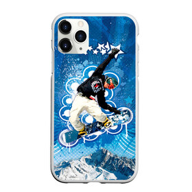 Чехол для iPhone 11 Pro матовый с принтом Экстрим , Силикон |  | extreme | snowboard | сноуборд | сноубордист | спорт | экстрим