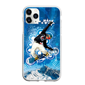 Чехол для iPhone 11 Pro Max матовый с принтом Экстрим , Силикон |  | extreme | snowboard | сноуборд | сноубордист | спорт | экстрим