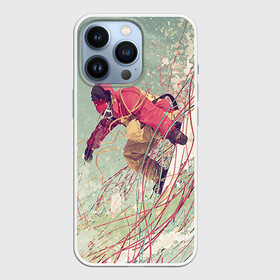 Чехол для iPhone 13 Pro с принтом Сноуборд ,  |  | extreme | snowboard | сноуборд | сноубордист | экстрим