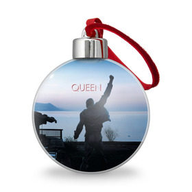 Ёлочный шар с принтом Queen , Пластик | Диаметр: 77 мм | Тематика изображения на принте: freddie | heavy | mercury | metal | queen | rock | квин | куин | меркури | меркюри | метал | рок | фредди меркьюри | фреди | хэви