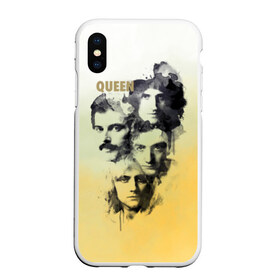 Чехол для iPhone XS Max матовый с принтом Queen группа , Силикон | Область печати: задняя сторона чехла, без боковых панелей | freddie | heavy | mercury | metal | queen | rock | квин | куин | меркури | меркюри | метал | рок | фредди меркьюри | фреди | хэви