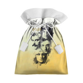 Подарочный 3D мешок с принтом Queen группа , 100% полиэстер | Размер: 29*39 см | freddie | heavy | mercury | metal | queen | rock | квин | куин | меркури | меркюри | метал | рок | фредди меркьюри | фреди | хэви