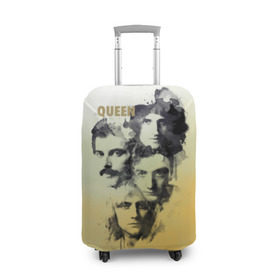 Чехол для чемодана 3D с принтом Queen группа , 86% полиэфир, 14% спандекс | двустороннее нанесение принта, прорези для ручек и колес | freddie | heavy | mercury | metal | queen | rock | квин | куин | меркури | меркюри | метал | рок | фредди меркьюри | фреди | хэви