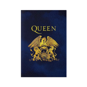 Обложка для паспорта матовая кожа с принтом Группа Queen , натуральная матовая кожа | размер 19,3 х 13,7 см; прозрачные пластиковые крепления | freddie | heavy | mercury | metal | queen | rock | квин | куин | меркури | меркюри | метал | рок | фредди меркьюри | фреди | хэви