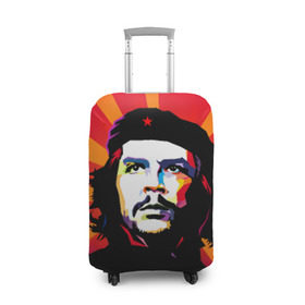 Чехол для чемодана 3D с принтом Че Гевара , 86% полиэфир, 14% спандекс | двустороннее нанесение принта, прорези для ручек и колес | куба | поп арт | революционер | чегевара