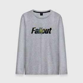 Мужской лонгслив хлопок с принтом Fallout 4 gameplay , 100% хлопок |  | 4 | fall | falout | folaut | out | игры | фалаут | фолаут