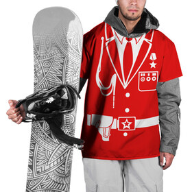 Накидка на куртку 3D с принтом Мундир , 100% полиэстер |  | 23 февраля | армия | защитник | муднир | мужской праздник | мужчине | одежда | отечества | подарок