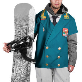 Накидка на куртку 3D с принтом Китель , 100% полиэстер |  | Тематика изображения на принте: 23 февраля | армия | защитник | китель | муднир | мужской праздник | мужчине | одежда | отечества | подарок