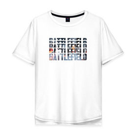 Мужская футболка хлопок Oversize с принтом Battlefield , 100% хлопок | свободный крой, круглый ворот, “спинка” длиннее передней части | 1 | 2 | 3 | batlefield | батлфилд | баттлфилд