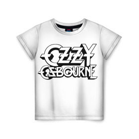 Детская футболка 3D с принтом Ozzy Osbourne , 100% гипоаллергенный полиэфир | прямой крой, круглый вырез горловины, длина до линии бедер, чуть спущенное плечо, ткань немного тянется | ozzy rock